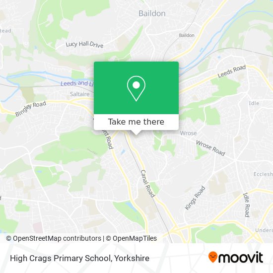 High Crags Primary School map