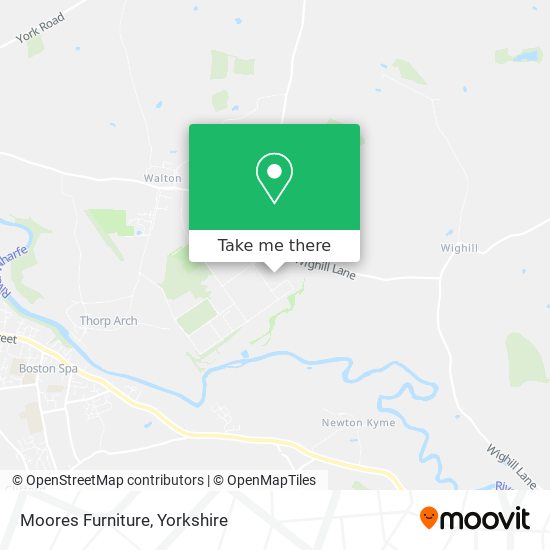 Moores Furniture map