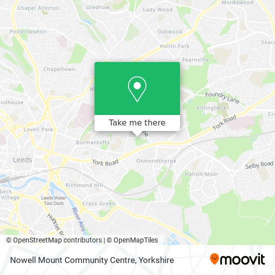 Nowell Mount Community Centre map