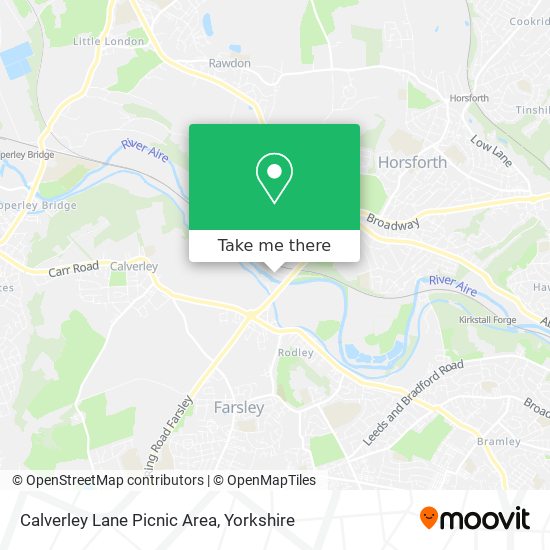 Calverley Lane Picnic Area map