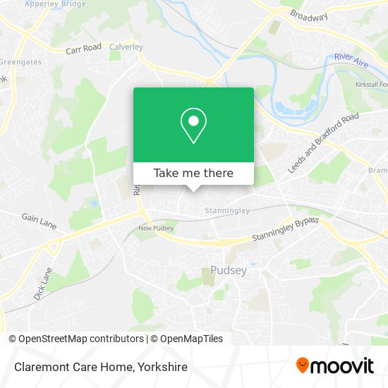 Claremont Care Home map