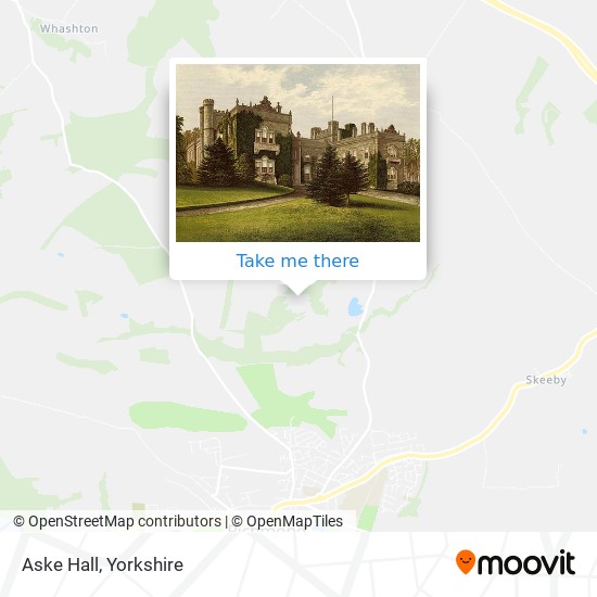 Aske Hall map