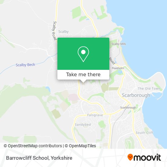 Barrowcliff School map
