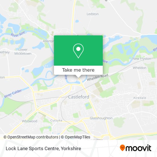 Lock Lane Sports Centre map