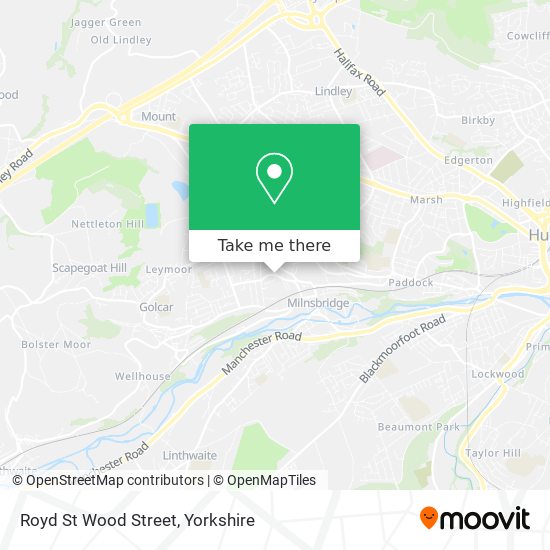 Royd St Wood Street map