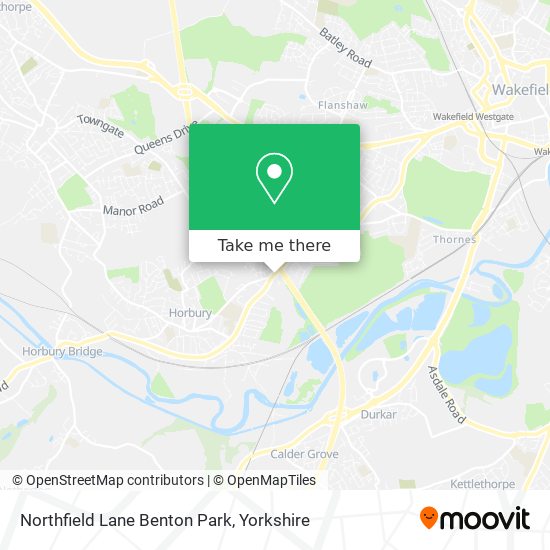 Northfield Lane Benton Park map