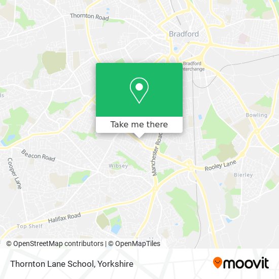 Thornton Lane School map