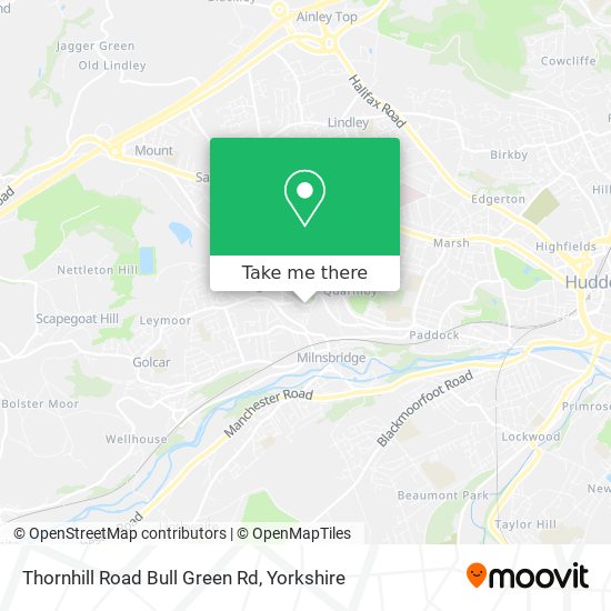 Thornhill Road Bull Green Rd map