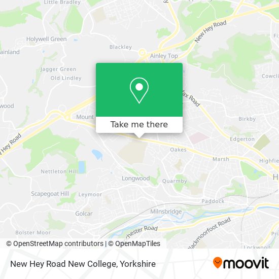 New Hey Road New College map