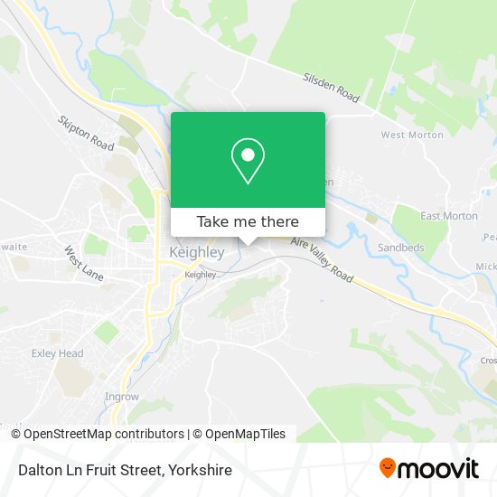 Dalton Ln Fruit Street map