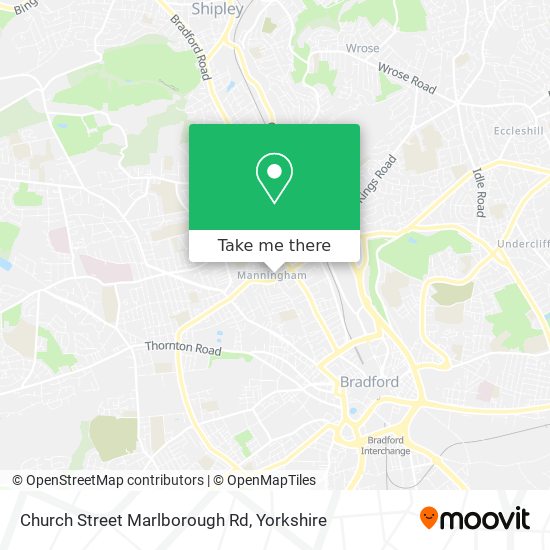 Church Street Marlborough Rd map