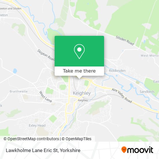Lawkholme Lane Eric St map