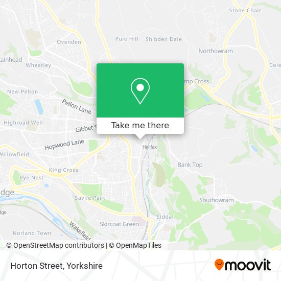 Horton Street map