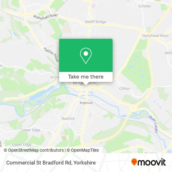 Commercial St Bradford Rd map