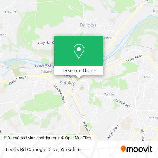 Leeds Rd Carnegie Drive map