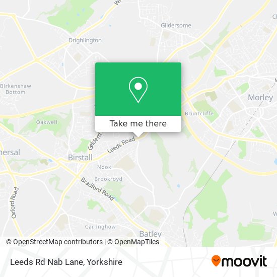 Leeds Rd Nab Lane map