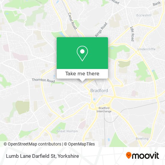 Lumb Lane Darfield St map