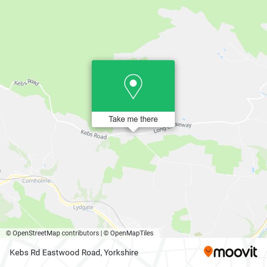 Kebs Rd Eastwood Road map