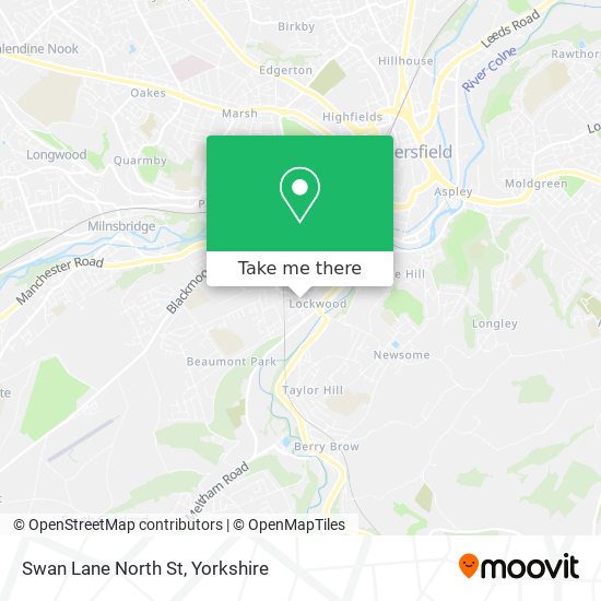 Swan Lane North St map