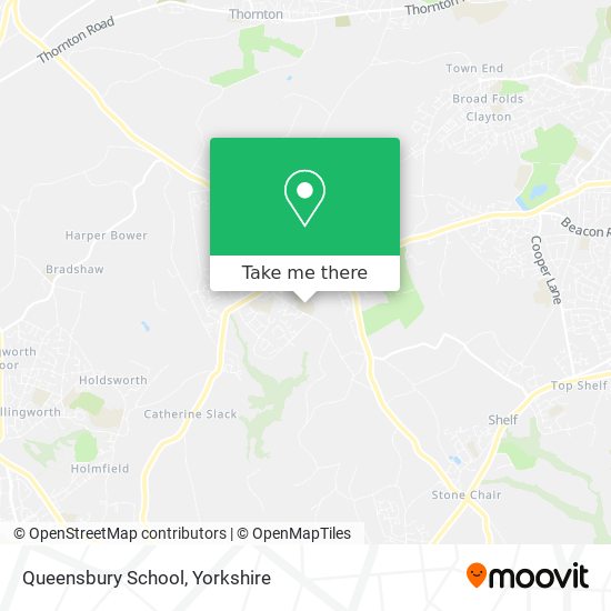 Queensbury School map