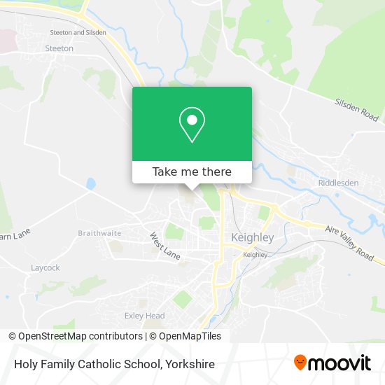 Holy Family Catholic School map