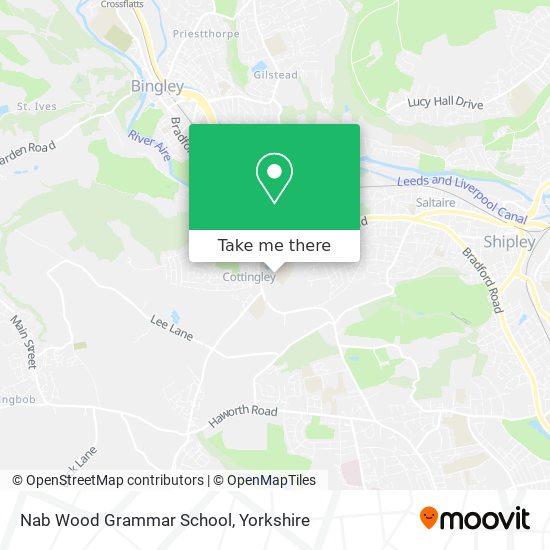 Nab Wood Grammar School map