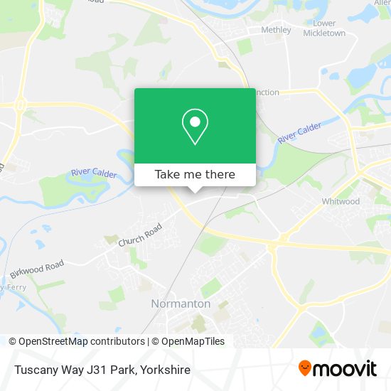 Tuscany Way J31 Park map
