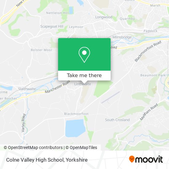 Colne Valley High School map