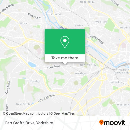 Carr Crofts Drive map