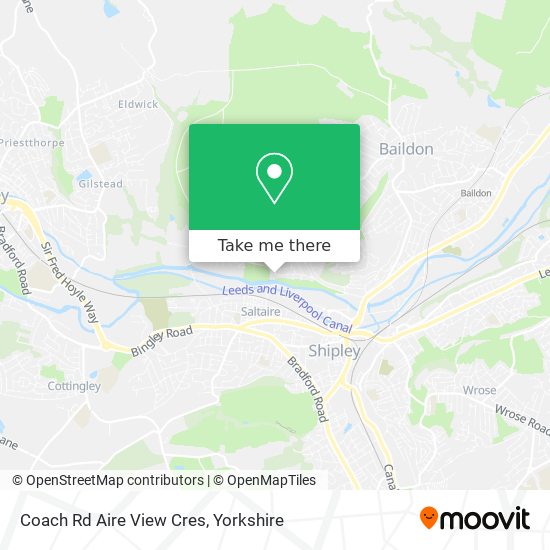 Coach Rd Aire View Cres map