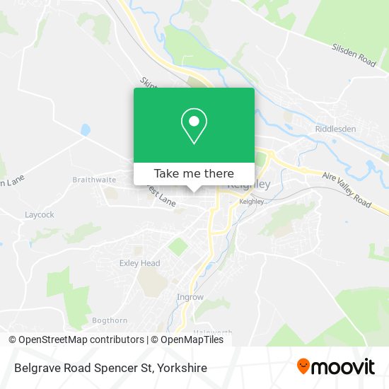 Belgrave Road Spencer St map