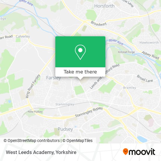 West Leeds Academy map