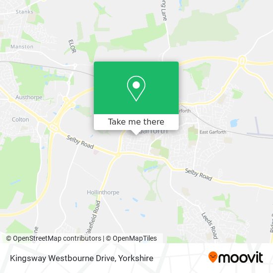 Kingsway Westbourne Drive map
