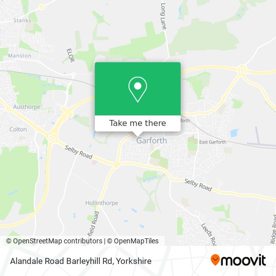 Alandale Road Barleyhill Rd map