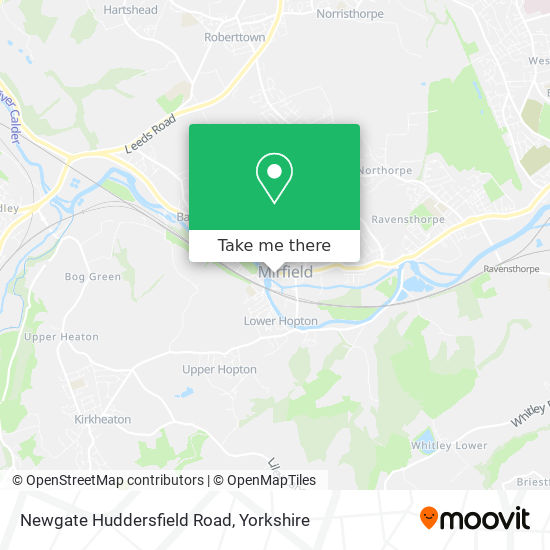 Newgate Huddersfield Road map