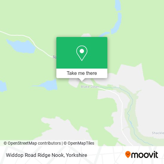 Widdop Road Ridge Nook map