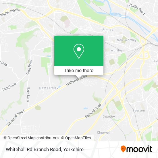 Whitehall Rd Branch Road map