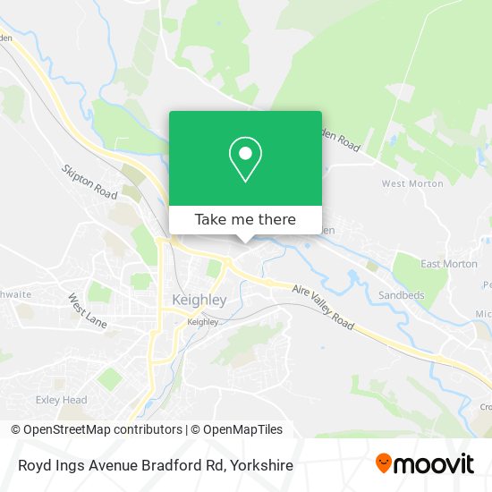Royd Ings Avenue Bradford Rd map