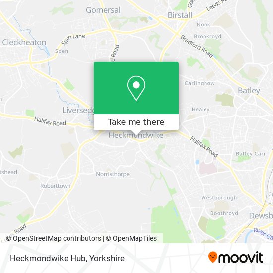 Heckmondwike Hub map