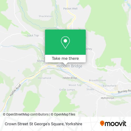 Crown Street St George's Square map