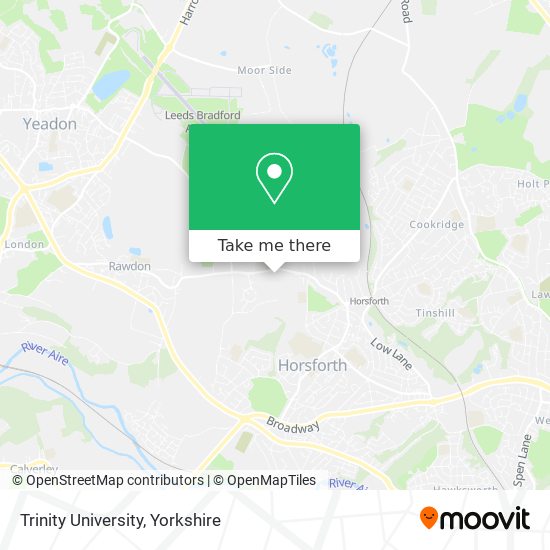 Trinity University map