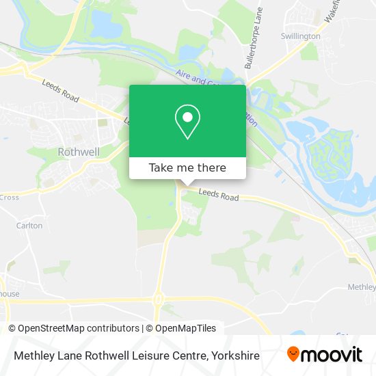 Methley Lane Rothwell Leisure Centre map