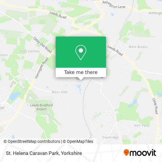 St. Helena Caravan Park map