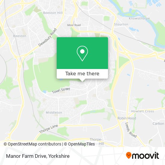 Manor Farm Drive map