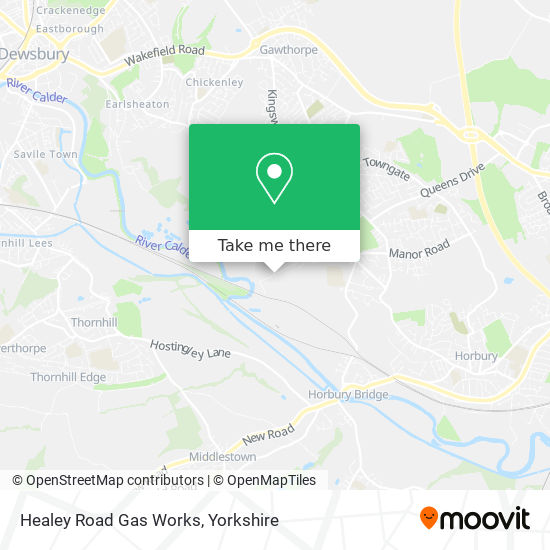 Healey Road Gas Works map