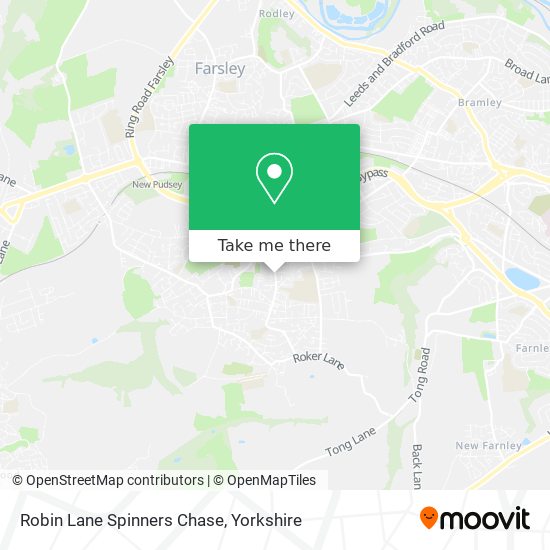 Robin Lane Spinners Chase map