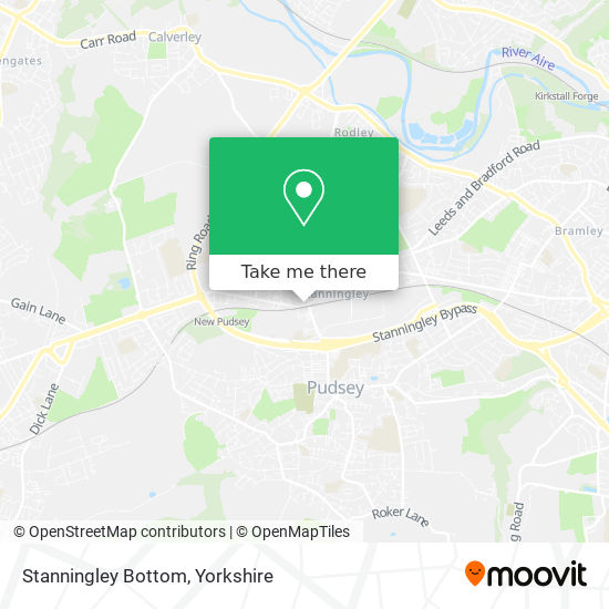 Stanningley Bottom map