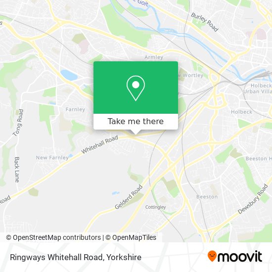 Ringways Whitehall Road map