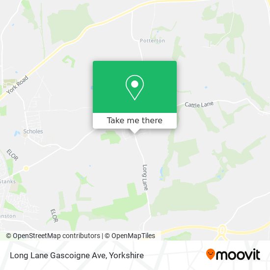 Long Lane Gascoigne Ave map