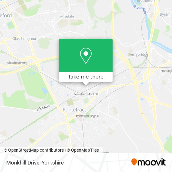 Monkhill Drive map